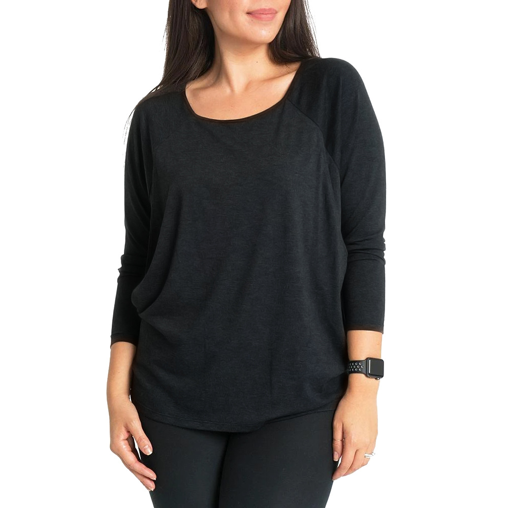 Maternity Tops Fashion Round Neck Raglan Nursing T-Shirt-053